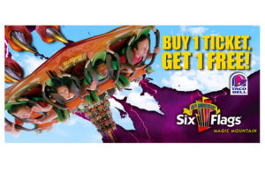 Impactful graphic design: Outdoor campaign for Six Flags Magic Mountains new ride Tatsu