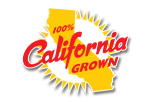 Impactful graphic design: we designed this seal to help consumers choose California-grown fruits. Client: CCH Produce