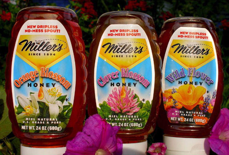 New branding and packaging for Miller's Honey
