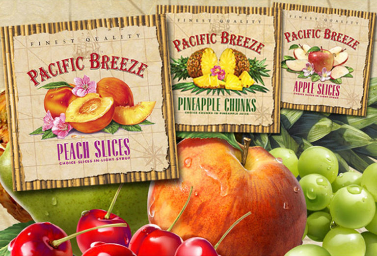 Pacific Breeze branding and packaging design for new line of products from Northwest Packing