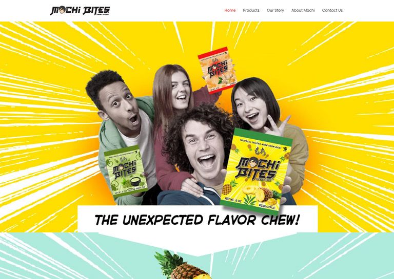 Mochi Bites website